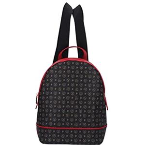 Pollini Zaino HERITAGE in PVC Nero - Modello Zainetto in Poliuretano