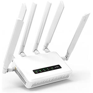 GL.iNet GL-X3000 (Spitz AX) 5G NR AX3000 Cellular Gateway Router, Wi-Fi 6, Multi-WAN, Detachable Antennas, Dual-SIM, OpenVPN & WireGuard Client/Server, OpenWrt, MU-MIMO, Secure RV Internet