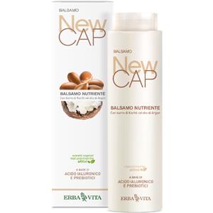 Erba Vita New Cap Balsamo Nutriente 250ml - Con Burro di Karitè e Olio di Argan, Districante e Idratante