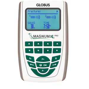 Globus Magnum XL Pro - Dispositivo per Magnetoterapia a 2 Canali con 46 Programmi e Solenoidi Flessibili
