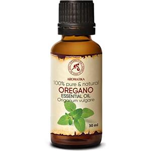 AROMATIKA Olio Essenziale di Origano Naturale Puro 100% - Formulazione Benessere Totale, Aromaterapia, Massaggio, Diffusore Ambiente, Pelle, Unghie, Capelli - 30 ml