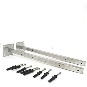 INOXLM lavorazioni inox INOXLM Bracci per stendibiancheria a muro stendibiancheria da parete Made in Italy acciaio inox