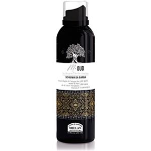 Helan, M Oud, Schiuma da Barba per Rasatura Emolliente e Nutriente - Emulsione Delicata, Favorisce la Scorrevolezza del Rasoio sulla Pelle - Schiuma Barba Uomo con Vitamina E contro Irritazioni, 200ml