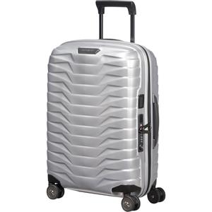 SAMSONITE VALIGIA TROLLEY, PROXIS ARGENTO, S - 55 (55x40x20cm)