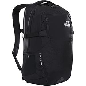 THE NORTH FACE - Zaino Fall Line - Zaino riflettente per la scuola, il lavoro e i viaggi con custodia per laptop foderata in pile - TNF Black