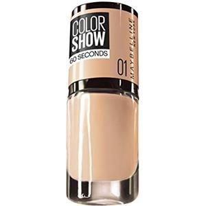 Maybelline New York Color Show Smalto Asciugatura Rapida, 01 Go Bare
