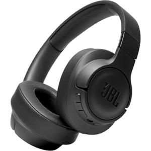 JBL Tune 760 NC, Cuffie Over-Ear Wireless Bluetooth con Cancellazione Attiva del Rumore, JBL Pure Bass, Cuffia Pieghevole Senza Fili, Fino a 50h di Autonomia, Nero