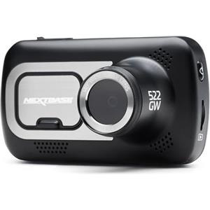 Nextbase 522GW - Car Dash Cam - Full HD DVR da 1440 p / 30 fps - Moduli di registrazione anteriore e posteriore - Angolo di visione ampio 140 ° - Wi-Fi e Bluetooth - Alexa - GPS