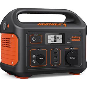 Jackery Centrale elettrica portatile Jackery Explorer 500, batterie al litio di riserva mobile per ambienti esterni da 518Wh, con presa AC 230V/500W per vacanze con camper, campeggio, escursioni all'aperto