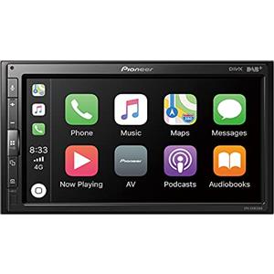 Pioneer SPH-EVO62DAB-UNI Universal Media Center - touchscreen da 6,8 pollici, USB a ricarica rapida da 1,5 A, Apple CarPlay, Android Auto, radio digitale DAB/DAB+, Bluetooth, equalizzatore a 13 bande