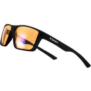 Horus X - Occhiali Anti Luce Blu Uomo Donna | Occhiali Gaming per Schermo Anti Affaticamento & Emicrania Oculare | Lenti Ambrate