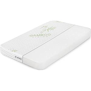 GOYSILA Materasso Next To Me Compatibile Chicco Certificato Oeko-tex® h 7cm Materassino Culla Neonato Antisoffoco Morbido Antiacaro Traspirante Compatibile Next2Me Cam Cullami Brevi Cosleeping 83x50