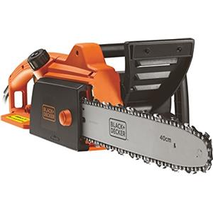 BLACK+DECKER Motosega Elettrica Lunghezza Barra E Capacità Di Taglio 40 Cm, Doppia Impugnatura 1800 W, CS1840-QS