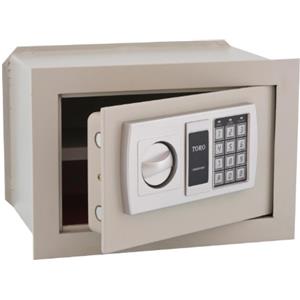 Fermart.it HOMEGARDEN Cassaforte Elettronica a Muro con Combinazione in Acciaio 36x24x20 mm