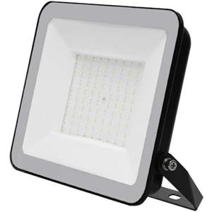 V-TAC Faro LED 100W, Slim Alluminio Nero Chip Samsung Smd Bianco Freddo 6400K