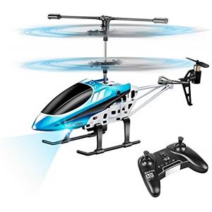 VATOS Elicottero telecomandato Elicottero RC elicottero indoor aereo regalo bambini YD-927 3 canali 2.4 GHz LED luce giroscopio funzione oscillante
