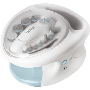 HoMedics Set per Manicure e Pedicure Elettrico, Kit Massaggio Lenitivo con Ammollo, 12 Accessori per Trattamento di Unghie, Dischi Lucidanti e Leviganti, Rimozione di Calli e Cuticole, Asciuga Smalto