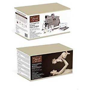Fiocchi di Riso - COFANETTO BORSA FASCIATOIO - Kit fasciatoio neonati: Salviette Acqua NON Acqua, Pasta Cambio, Crema Fluida Corpo, Detergente Intimo Mioderm e Detergente Corpo e Capelli Talco.