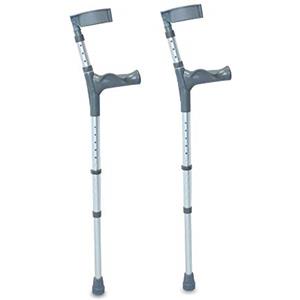 NRS Healthcare Coppia di Stampelle Comfort Grip Regolabile, Regular