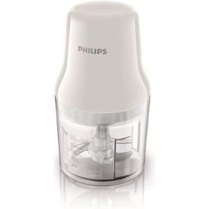Versuni Philips Hr1393 Tritatutto, 450 W, 0.7 L, Accensione a Pressione, Bianco