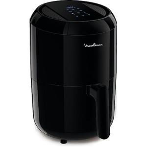 Moulinex Friggitrice Ad Aria, 1,6 Litri, Easy Fry Compact Precision, 1030 W, Friggitrice Senza Olio con 6 Modalità Preimpostate, Capacità Compatta per 2 Persone, Schermo Touchscreen, EZ3018