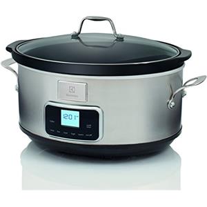 Electrolux Slow Cooker 6.6L in Acciaio Inox, 235W, Argento [Amazon Exclusive]