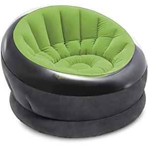 Intex 68582NP - Poltrona Gonfiabile Empire Assortiti, Vinile, Multicolore,112x109x69 cm
