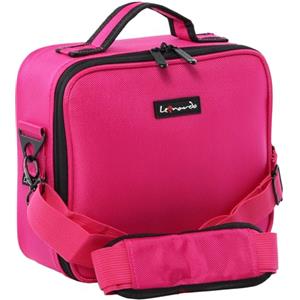 Leonardo LEO50819 Portatrucco Valigetta Porta Trucchi Piccola per il Trucco Professionale Borsa Portatrucco per Cosmetici da Viaggio per Make-up Artist Piccola senza specchio