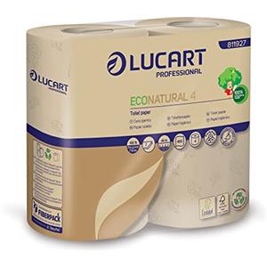 LUCART Eco Natural Lucart - rotolo - 2 veli - 400 strappi - 811927 (conf. 4)