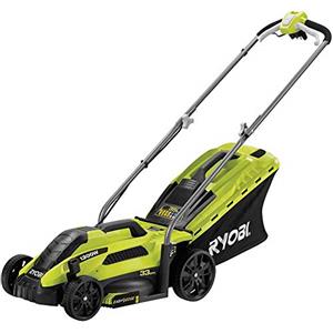 RYOBI Tondeuse électrique 1300W 33cm de coupe RYOBI RLM13E33S - 5 réglages de hauteur de coupe + Mulching