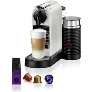 Nespresso Citiz & Milk con Aeroccino EN267.WAE, Macchina da caffè di De'Longhi, Sistema Capsule Nespresso, Serbatoio acqua 1L, colore White