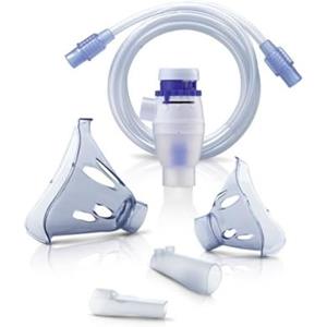 OMRON A3 Complete 3 in 1 Nebulizzatore per aerosol Indicato per disturbi delle vie aeree superiori, medie e inferiori, raffreddori, infezioni, allergie e asma