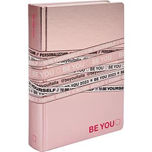 Giochi Preziosi BE9Q5000 Be You Rose Gold Diario Agenda, Formato 16,5X12,5, Collezione 22/23, per chi ama il classico ma con un tocco di contemporaneità, Rosa d'orato, 1 pezzo