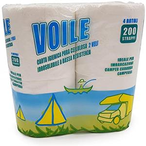 GES Voile Carta IGIENICA IDROSOLUBILE 4 rotorli