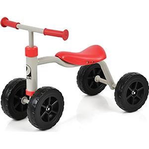 Hauck 1st Ride Red, Bicicletta Senza Pedali 1-3 Anni, Stabile, Gioco Equilibrio, Rosso Unisex Bambino, 51,5 x 26,5 x 35,7 cm