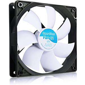 AABCOOLING Super Silent Fan 12 - una Silenziosa e Molto Efficiente 120mm Ventola per Case PC, PC Portatile, Ventilatore 12V, Raffreddamento PC, 12cm, 3 Pin Ventola Aspirazione 13,9 dB(A)