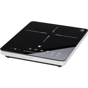 WMF Kult X Piano cottura a induzione, 8 Livelli di Potenza, 6 Programmi Preimpostati, Riconoscimento delle pentole, con Touch-Display e Superficie in Vetroceramica, Timer, Potenza Massima 2100W