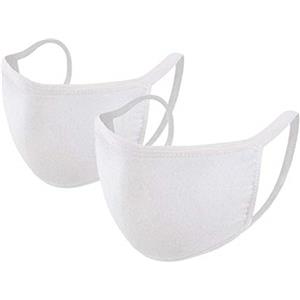 axentia 133174 - Set di 2 maschere domestiche a 3 strati, colore: Bianco