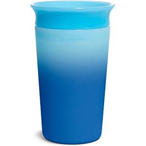 Munchkin Miracle 360 Tazza per bambini che cambia colore, Senza BPA, Tazza non perde, Tazze per bambini a prova di perdite, 12m+ 266ml, Blu