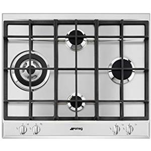 SMEG P261XGH, Piano cottura a gas SELEZIONE, Stainless steel