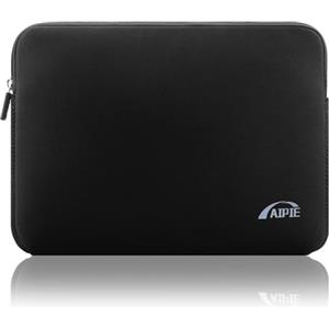 AIPIE Custodia per Laptop 15 15,6 Pollici Sleeve per Laptop Impermeabile Custodia Borsa Caso Protettiva Borsa da Trasporto per MacBook, Acer, Asus, Dell, HP,Lenovo Nero, 15.6 Pollici