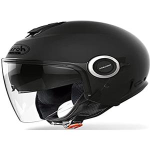 MOTOTOPGUN AIROH Helios HE11 Casco Moto, Nero (Black Matt), XXL