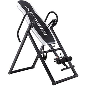 JK FITNESS Panca ad Inversione [Richiudibile e Salvaspazio] Regolabile per Altezze 145-200 cm |Tavola di Inversione Con Inclinazione Completa | Imbottiture Spesse 35 mm