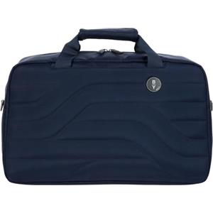 Bric's Weekender Collezione Ulisse B|Y, Leggero e Resistente, Borsa da Viaggio con Tracolla Removibile e Fascia per Maniglia Trolley, Bagaglio a Mano, Materiale Idrorepellente, 47x27x17, Ocean Blue
