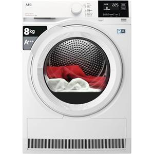 AEG Serie 8000 Asciugatrice 8 Kg, TR8G83GW, Classe A+++, Tecnologia AbsoluteCare, Pompa di Calore, 850x596x638 mm, Bianco