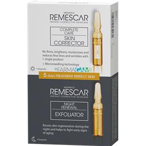 Remescar Pelle Perfetta - Trattamento Viso Esfoliante e Correttore Intensivo in 10 Fiale da 2 ml per Ridurre Rughe in 5 Giorni