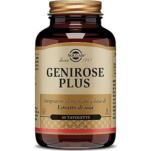 Solgar Genirose Plus, 60 tavolette, peso netto 67g