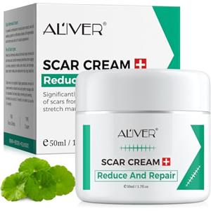 GNAPY Cicatrici Crema, Scar cream Rimuovere Cicatrici Chirurgiche, Cicatrici Acne i Smagliature Veloce Efficace Su Cheloide, Ustione, Bruciatura