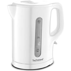 Techwood TB-1731 Bollitore elettrico senza fili, 1,7 l, colore: Bianco