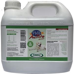 F.A.ZOO OLIO VIVO CAVALLI 3L - Mangime Complementare per Cavalli con Vitamine e Omega